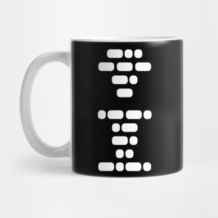 Don’t Panic (morse code) design. Mug